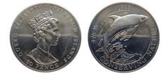 50 pence (delfino di Peale)