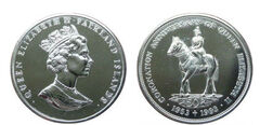50 penny (40° anniversario dell'incoronazione)