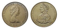 50 penny (80° compleanno della Regina Madre)