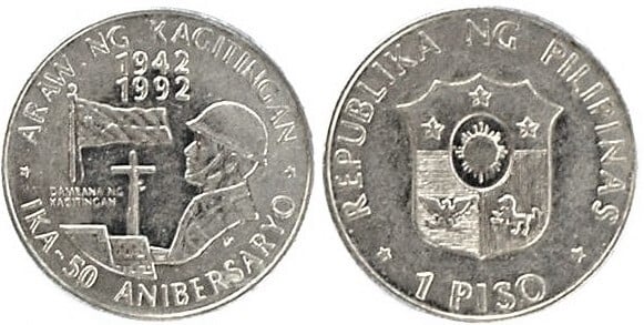 1 piso (50° anniversario della battaglia di Kagitingan)