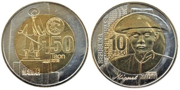 10 piso (150° anniversario della nascita di Miguel Malvar)