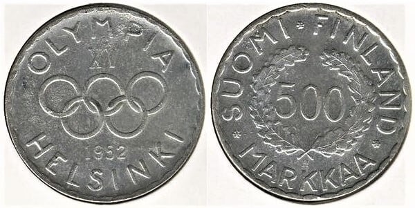 500 markkaa (Giochi Olimpici)