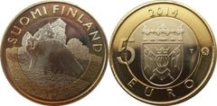 5 euro (Fauna en Finlandia - Zorro)
