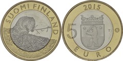5 euro (Fauna en Satakunta - Castor)