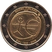 2 euro (10° anniversario dell'Unione economica e monetaria / UEM / UEM)