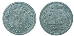 25 centesimi (Dipartimento dell'Eure-Comune di Évreux)
