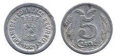 5 centesimi (Dipartimento dell'Eure-Comune di Évreux)