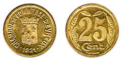 25 centesimi (Dipartimento dell'Eure-Comune di Évreux)