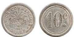 10 centesimi (Dipartimento dell'Aisne-Comune di Guise)