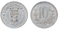 10 centesimi (Dipartimento dell'Aisne - Comune di Hirson)