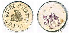 50 centesimi (Dipartimento dell'Essonne - Comune di Yerres)