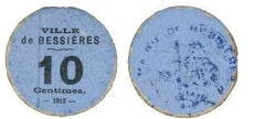 10 centesimi (Dipartimento dell'Alta Garonna-Comune di Bessières)