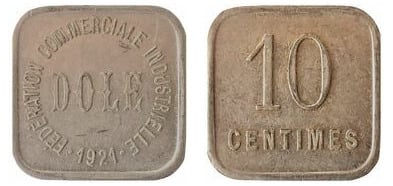 10 centesimi (Dipartimento del Giura - Comune di Dole)