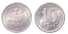 10 centesimi (Dipartimento della Loira-Comuni di Chécy, Chateauneuf e Sully)