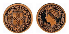 25 centesimi (Dipartimento di Maine-et-Loire - Comune di Cholet)