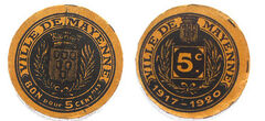 5 centesimi (Dipartimento di Mayenne-Comune di Mayenne)