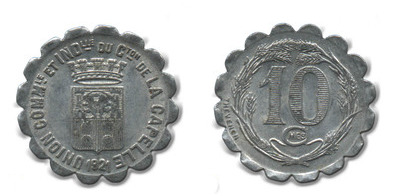 10 centesimi (Dipartimento dell'Aisne-Comune di Capelle)