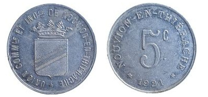 5 centesimi (Dipartimento dell'Aisne-Comune di Le Nouvion-en-Thiérache)