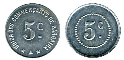 5 centesimi (Dipartimento di Aude-Comune di Barbaira)