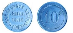 10 centesimi (Dipartimento di Aude-Comune di Cuxac-dAude)