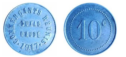 10 centesimi (Dipartimento di Aude-Comune di Cuxac-dAude)