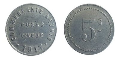 5 centesimi (Dipartimento dell'Aude-Comune di Cuxac-dAude)