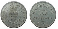 10 centesimi (Dipartimento di Aude-Comune di Narbonne)