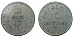 10 centesimi (Dipartimento di Aude-Comune di Narbonne)