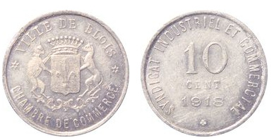 10 centesimi (Dipartimento di Loir-et-Cher-Comune di Blois)