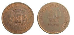 20 centesimi (Dipartimento del Loir e Cher-Comune di Blois)