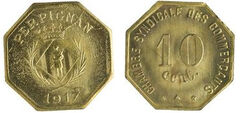 10 centesimi (Dipartimento dei Pirenei Orientali - Comune di Perpignan)