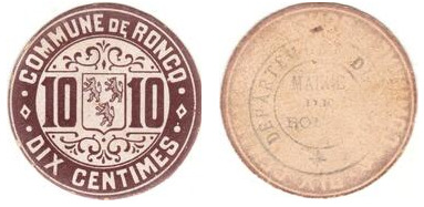 10 centesimi (Dipartimento del Nord - Comune di Roncq)