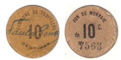 10 centesimi (Dipartimento del Nord-Comune di Toufflers)