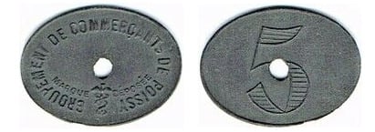 5 centesimi (Dipartimento di Yvelines - Comune di Poissy)
