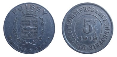 5 centesimi (Dipartimento di Yvelines - Comune di Poissy)