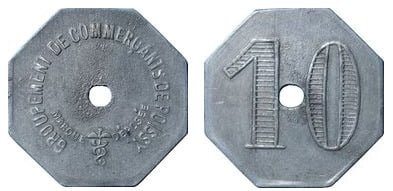 10 centesimi (Dipartimento di Yvelines-Comune di Poissy)