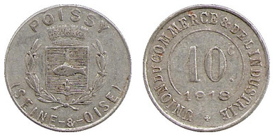 10 centesimi (Dipartimento di Yvelines-Comune di Poissy)