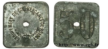 50 centesimi (Dipartimento di Yvelines - Comune di Poissy)