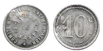10 centesimi (Dipartimento della Vallée de Marne-Comune di Saint-Mandé)