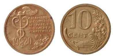 10 centesimi (Dipartimento delle Alpi Marittime - Comune di Nizza)