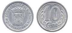 10 centesimi (Dipartimento dell'Orne-Comune di Vimoutiers)