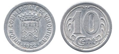 10 centesimi (Dipartimento dell'Orne-Comune di Vimoutiers)