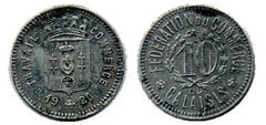 10 centesimi (Dipartimento di Calais - Comune di Calais)