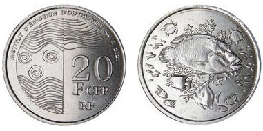 20 franchi CFP (Territori francesi del Pacifico)