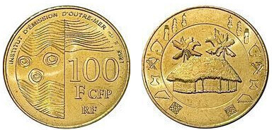 100 franchi CFP (Territori Francesi del Pacifico)