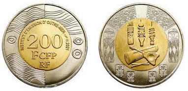 200 franchi CFP (Territori francesi del Pacifico)