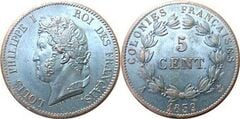 5 centesimi (Colonie francesi)