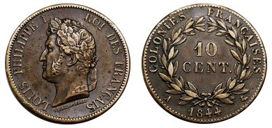 10 centesimi (Colonie francesi)