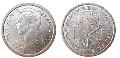 1 franco (Territorio francese degli Afar e degli Issas)