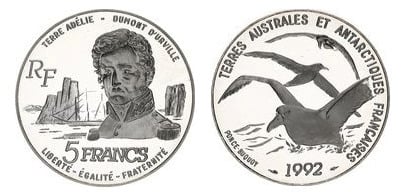 5 franchi (Terre australi e antartiche francesi)